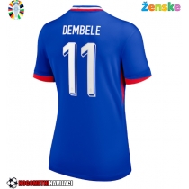 Ženske Nogometnih dresov Francija Ousmane Dembele #11 Domači EP 2024 Kratki rokavi